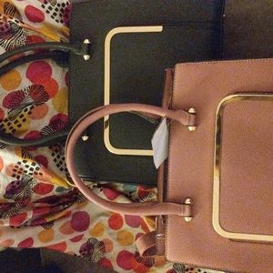 2 La Terra  Handbags- One Rose and One Black